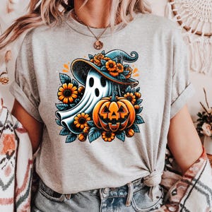 Halloween Ghost Shirt, Womens Halloween Shirt, Spooky Season Shirt, Gift For Halloween, Cute Ghost Shirt, Cute Fall Tee, Cute Halloween Tee