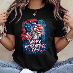 4th of July Shirt, Liberty Shirt, America tee, Independence tee, Patriotic Shirt, Freedom Shirt ,USA flag Shirt, Red white blue tee