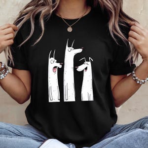 Funny Dog Shirt, Cartoon Dog Tee, Silly Dog Faces, Whimsical Dog Shirt, Cute Dog Drawing, Dog Humor Shirt, Dog Sketch T-Shirt, Dog Art Tee
