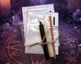 Ritualkit för snörskärning, Kit för snörskärningsbesvärjelse, Snörskärning med ljus, Ljusmagi, Ritual som bryter band, Energifrigöring, Häxbesvärjelse
