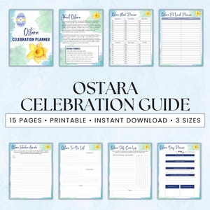 Ostara Celebration Guide, Ostara Planner, Wheel of the Year, Witch Guide, Witchcraft Supplies, Witch Supplies, Pagan Planner, Witch Guide