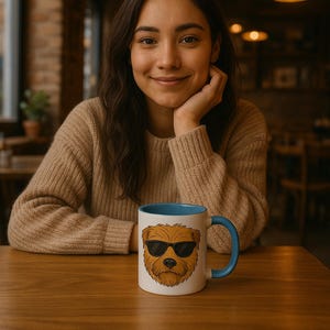 Cool Dog Coffee Mug - Perfect Gift for Pet Lovers, Dog Owners, Fun Kitchen Decor, Birthday Present, Animal Enthusiasts