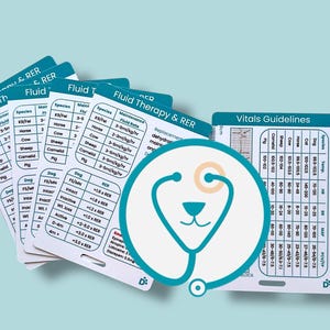 Carte d'insigne de référence complète pour étudiant en médecine vétérinaire