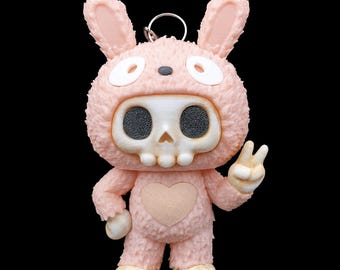 Skubbie Keychains | Collect Them All | Tuff the Bunny | Chibi Kawaii | Purse/Backpack Charm | Bag Accessory