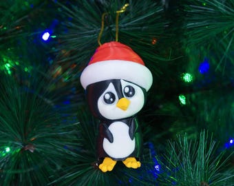Flipper the Penguin Christmas Ornament