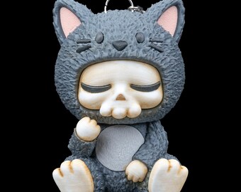 Skubbie Keychains | Collect Them All | Whisper Cat | Chibi Kawaii | Purse/Backpack Charm | Bag Accessory