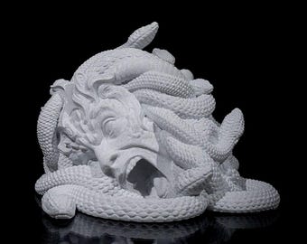Tour de dés Gorgon imprimée en 3D : accessoire RPG D&D