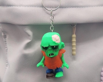 Zombie Keychain | Purse/Backpack Charm | Bag Accessory | Articulated Toy | Hand Painted 3D Print