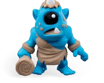 Articulated Cyclops Keychain | Purse Charm | Backpack Charm | Bag Accessory | 3D Printed Toy