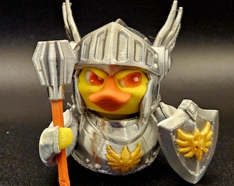 Sir Quackalot | Jeep Duck | 3D Printed Figure |  Articulated