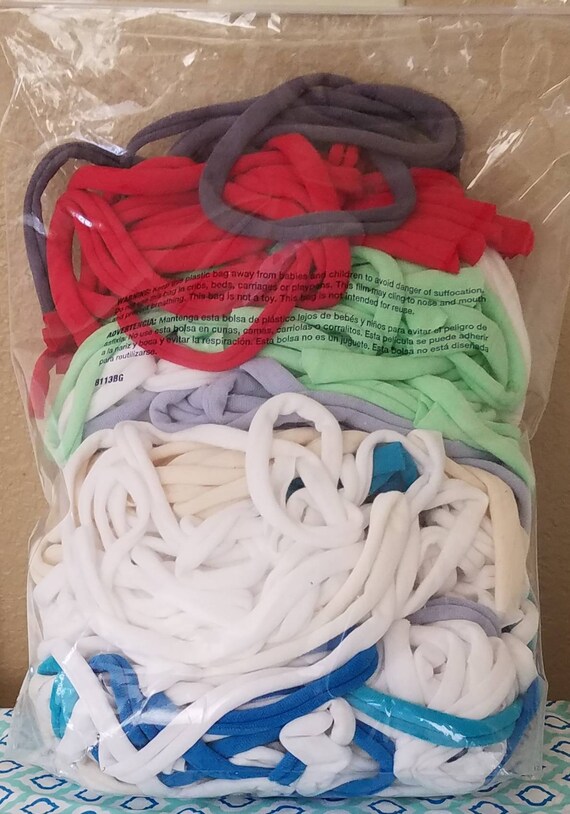 making rope from plastic bolsas