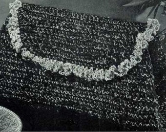 Modello all'uncinetto per borsa vintage