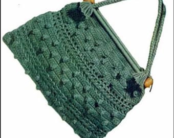 Vintage Hand Bag Crochet PDF Pattern, Vintage Pattern, Vintage Crochet, Vintage Handbag, Texture Crochet, Purse, Handbag, Crochet Purse