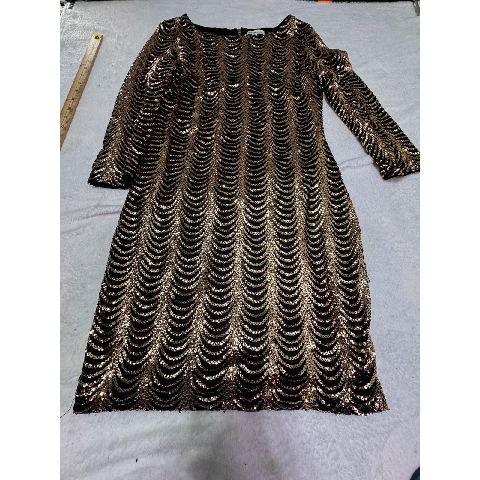 Abito Anni 50 Charlotte Russe A Pois - Rosa/Nero, Off Shoulder (Nuovo Con Etichette) - 2