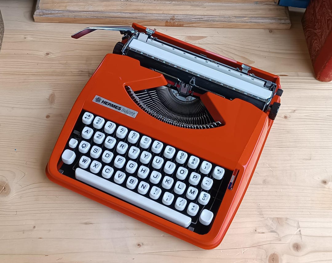 Cursive Hermes Baby Typewriter. Fully Serviced and in Perfect