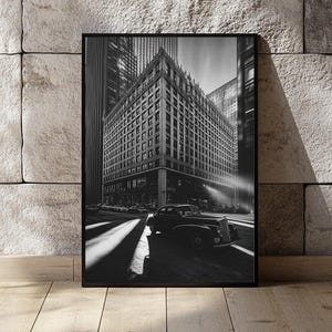 Poster retrò di Chicago, poster murale con skyline di Chicago, poster di viaggio negli Stati Uniti, regalo decorativo, poster di viaggio di Chicago, poster murale con paesaggio urbano, arredamento unico per la casa