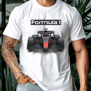 Formula 1 Racing Car T-Shirt | Modern F1 Unisex Tee | Motorsport Shirt for Fans | Front View Race Car Graphic Tee | Grand Prix Gift Idea&quot;