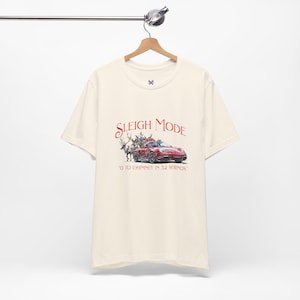 Funny Christmas Porsche Unisex T-Shirt | Reindeer Shirt | Car Lover Gift | porsche shirt | Christmas Gift Shirt | Retro Christmas Shirt image 7