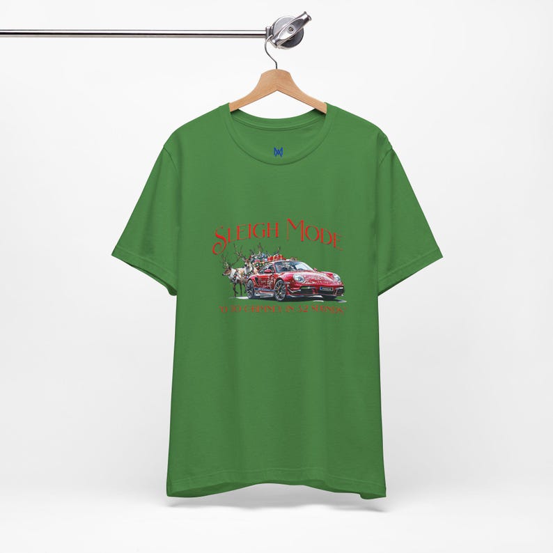 Funny Christmas Porsche Unisex T-Shirt | Reindeer Shirt | Car Lover Gift | porsche shirt | Christmas Gift Shirt | Retro Christmas Shirt image 8