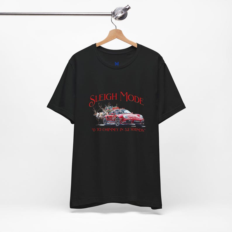 Funny Christmas Porsche Unisex T-Shirt | Reindeer Shirt | Car Lover Gift | porsche shirt | Christmas Gift Shirt | Retro Christmas Shirt image 6