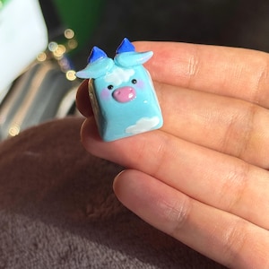 Cloud Cow Artisan Keycap