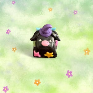 Mage Cow Artisan Keycap