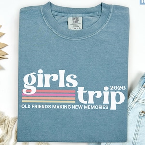 Girls Trip 2026 Shirt, Matching Friends Vacation Shirt, Girls Weekend Sweatshirt, Bestie Trip Shirts, Vacation Squad Shirt