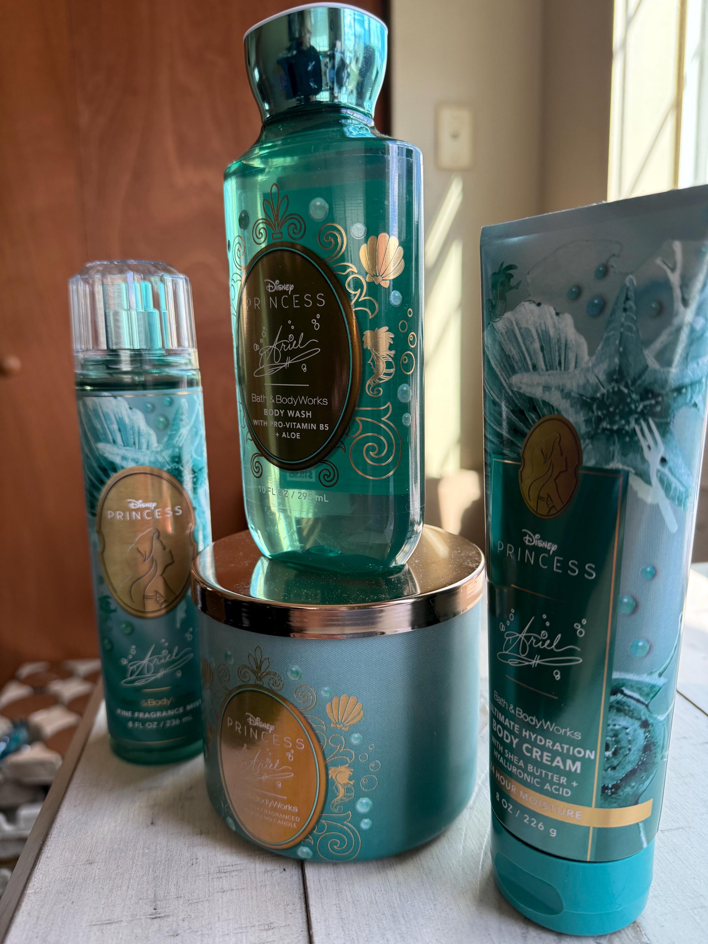 Limited Edition Princess Collection Ariel bath and beauty gift set