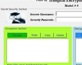 Trilogical Encryption Key Model 2: User-Friendly Encryption Software
