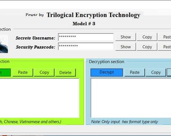 TSK Model3: Encryption Key with Multi-Language Support Using Secret Username and Security Password