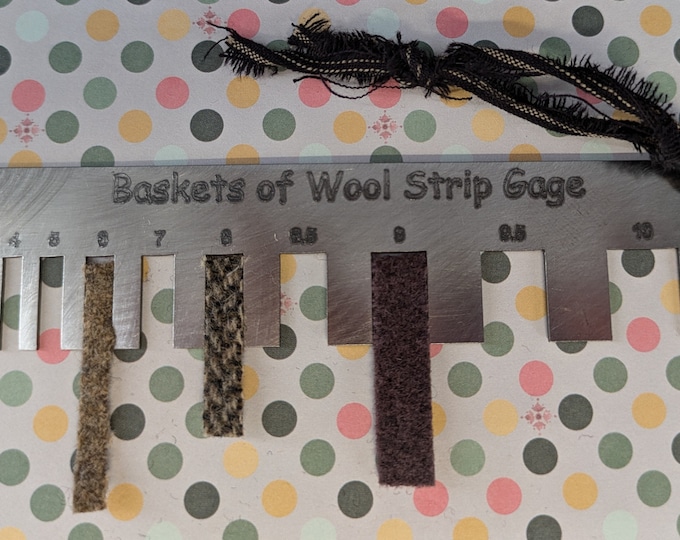 Rug Hooking Strip Gage Sizer for Rug Hooking Etsy