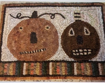 Primitive Rug Hooking Pattern~Pair of Jacks