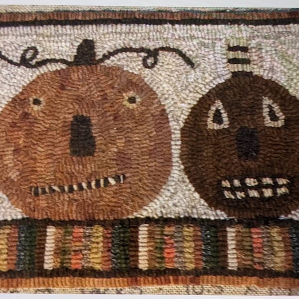 Primitive Rug Hooking Pattern~Pair of Jacks