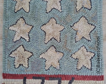 Folk Art Primitive Rug Hooking Pattern - 1776