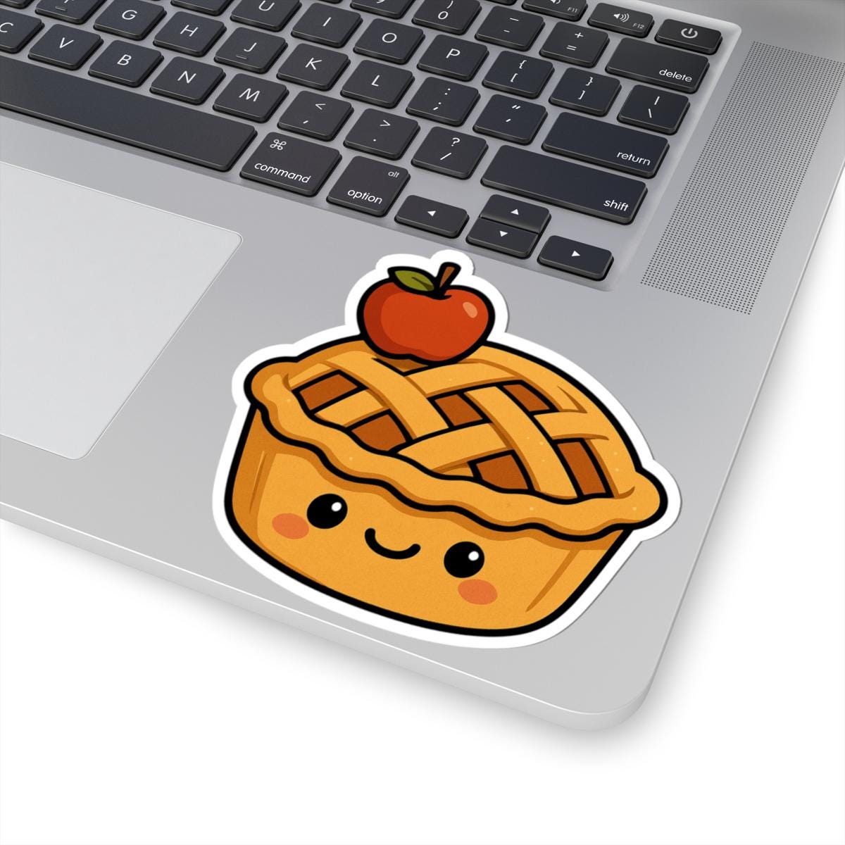 Kawaii Apple Pie Sticker | Cute Pie Decal Perfect for Laptops, Journals ...