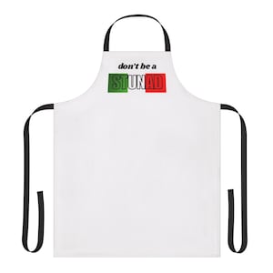 Italian Humorous Apron, Chef Gift, Cooking Gift, Kitchen Decor, BBQ Apron, Funny Cooking Apron, Culinary Lover&#39;s Gift
