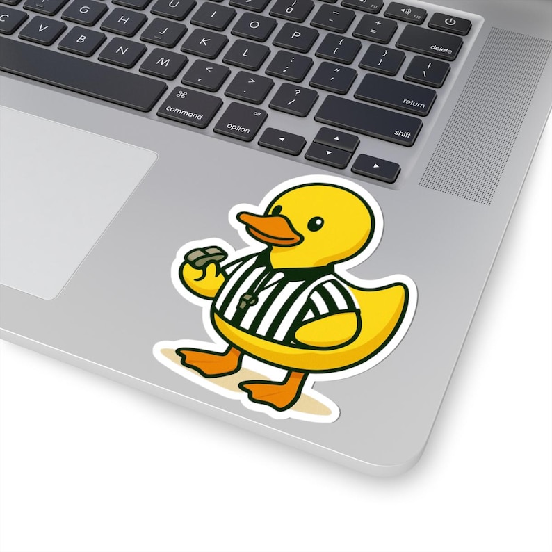 Refferee Stickers Referee Duck Sticker | Cute Sports Decal, Fun Gifts for Coaches, Laptop ...