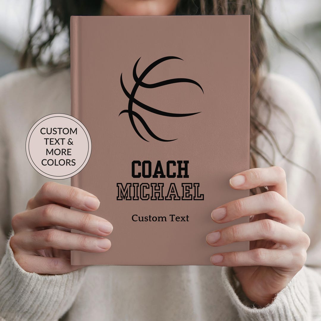 Personalized Basketball Journal, Custom Name Number Sports Team Gift ...