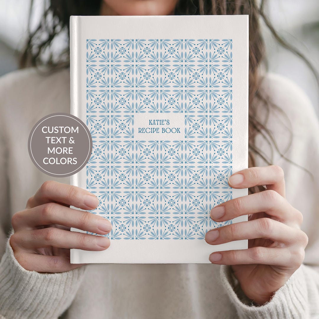 Personalized Recipe Notebook, Custom Cooking Baking Recipes Journal ...