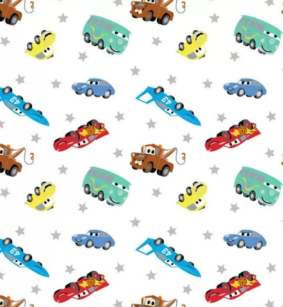 Disney Cars Pixar Wrapping Paper Lightning Mcqueen Wrapping Etsy
