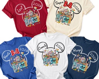 Custom Disney Epcot 2026 Shirt, Disney Epcot Matching Shirt, Disney Family Matching Shirt, Disney Epcot Name Shirt, World Traveler Shirt