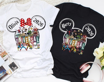 Disney Custom Universal Studios Shirts, Disney Family Shirt, Disney Trip Shirt, Universal Birthday Shirt, Universal Family Vacation 2026 Tee