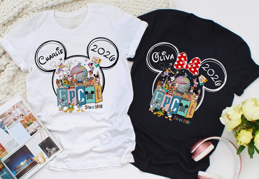 Custom Disney Epcot 2026 Shirt, Disney Epcot Matching Shirt, Disney ...