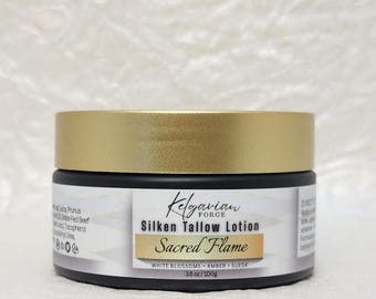Silken Tallow Lotion – Luxurious Grass-Fed Tallow Moisturizer | Hydrating, Non-Greasy Body Cream