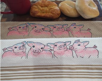 One-of-a-kind embroidered kitchen towels & aprons. Functional, intricate designs, thousands of stitches. Works of art, crafted to impress.