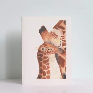 Baby Karte, Handgemalte Baby Karte, Original Kunstwerk, Glückwunschkarte