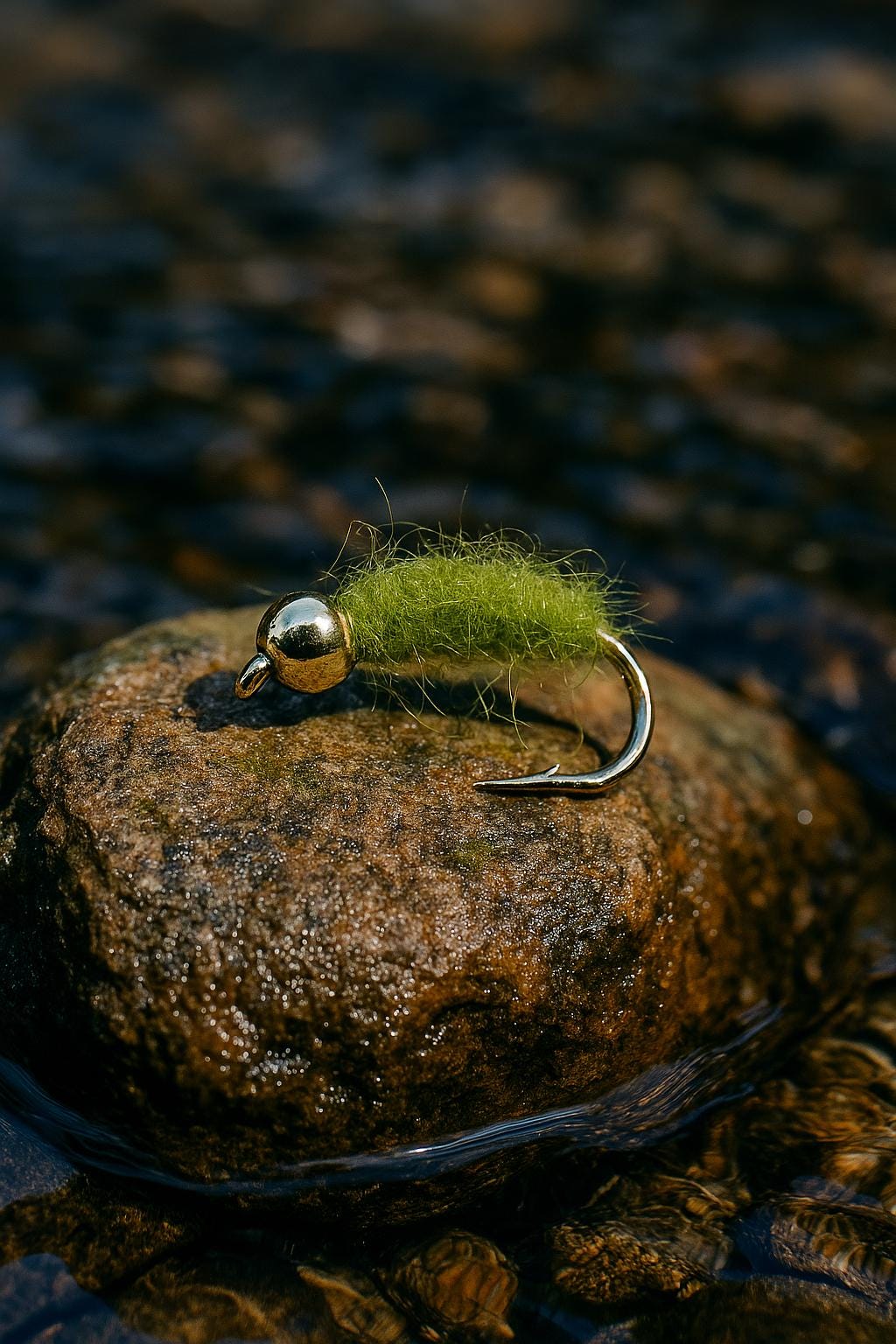 3 Ninfe Da Pesca A Mosca - Larve Caddis Cablate Con Testina Di Piombo (Taglia 10, Steelhead/Trout)