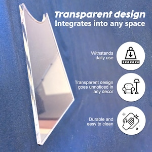 Wall Spacer Protect Walls & Furniture Invisible Couch Bumper Stopper Clearance