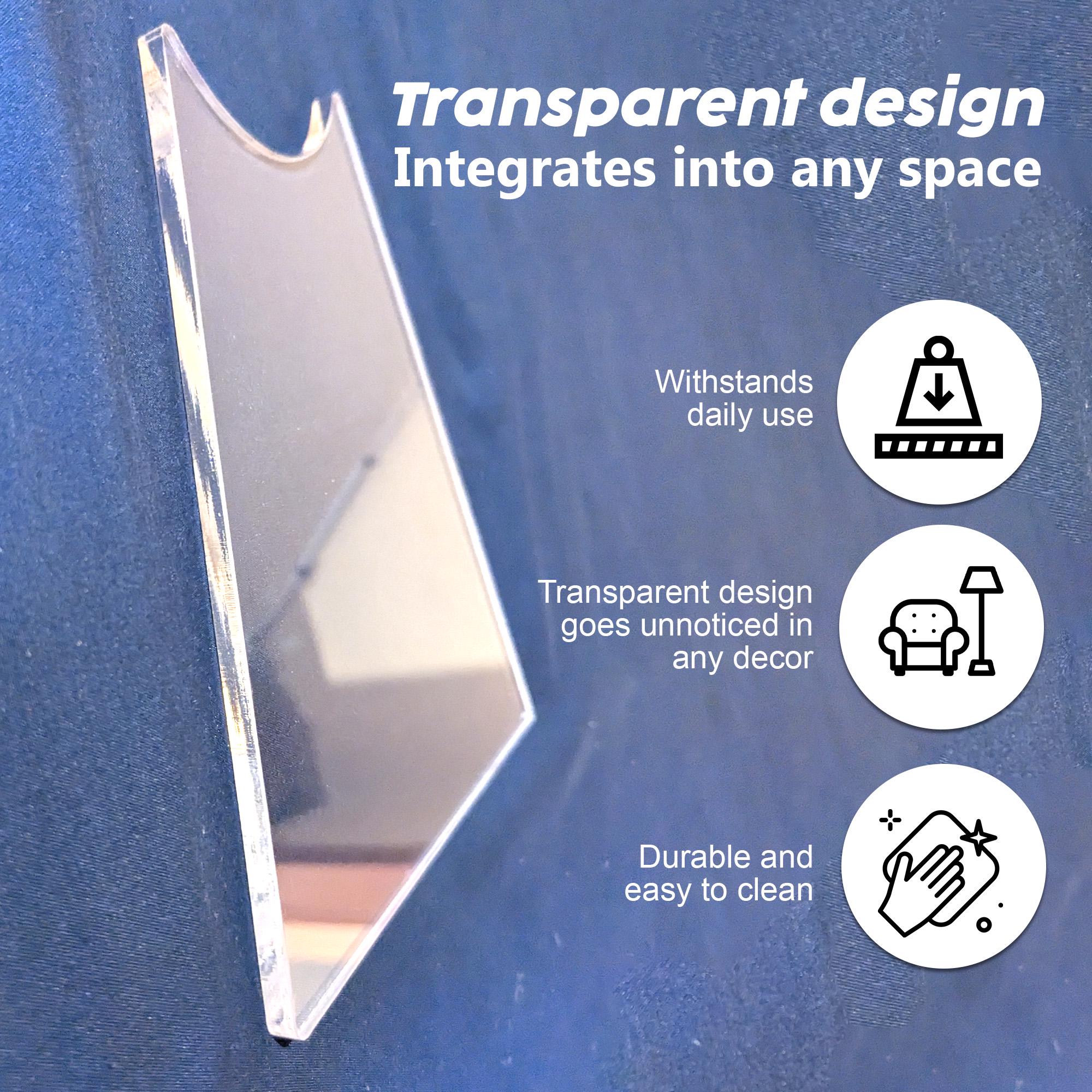 Wall Spacer Protect Walls & Furniture Invisible Couch Bumper Stopper Clearance