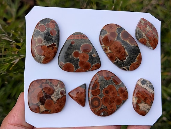 1 Piece Peanut Obsidian Oval Pearshape Flat Back Gemstone Cabochon wire wrapping Jewelry Pendant setting macrame jewelry metalsmith